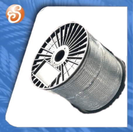 Corde métallique en acier inoxydable durable pour grue